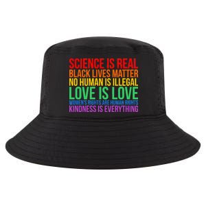 Love Kindness Science Black Lives LGBT Equality Cool Comfort Performance Bucket Hat