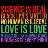 Love Kindness Science Black Lives LGBT Equality Tall T-Shirt