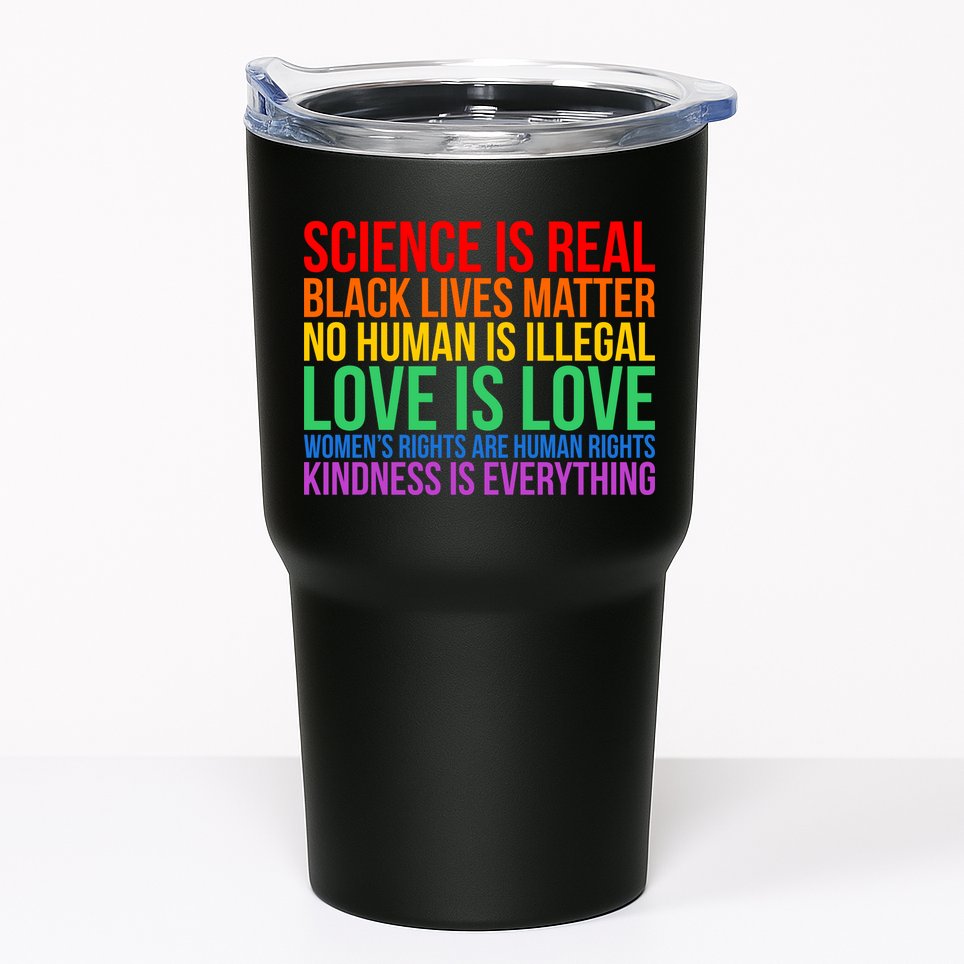 Love Kindness Science Black Lives LGBT Equality Tumbler