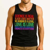 Love Kindness Science Black Lives LGBT Equality Tank Top