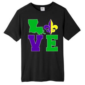 Love Mardi Gras Louisiana Tall Fusion ChromaSoft Performance T-Shirt