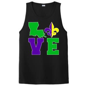 Love Mardi Gras Louisiana PosiCharge Competitor Tank