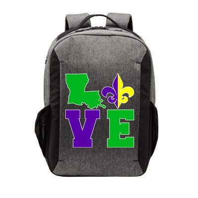 Love Mardi Gras Louisiana Vector Backpack
