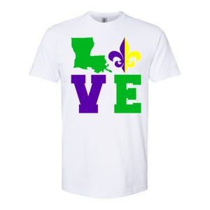 Love Mardi Gras Louisiana Softstyle CVC T-Shirt