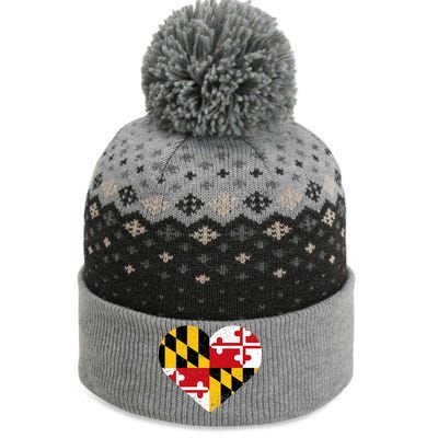 Love Maryland The Baniff Cuffed Pom Beanie