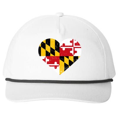 Love Maryland Snapback Five-Panel Rope Hat