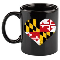 Love Maryland 11oz C Handle Ceramic Mug