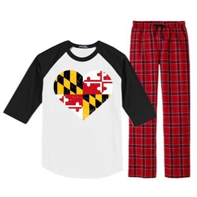 Love Maryland Raglan Sleeve Pajama Set