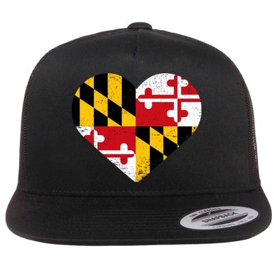 Love Maryland Flat Bill Trucker Hat