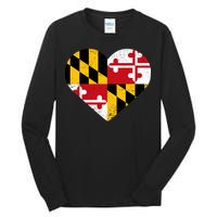 Love Maryland Tall Long Sleeve T-Shirt