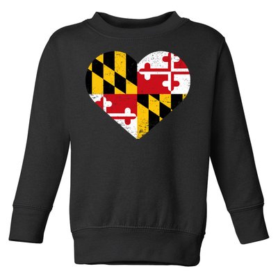 Love Maryland Toddler Sweatshirt