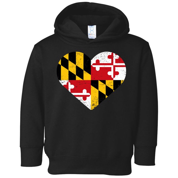 Love Maryland Toddler Hoodie