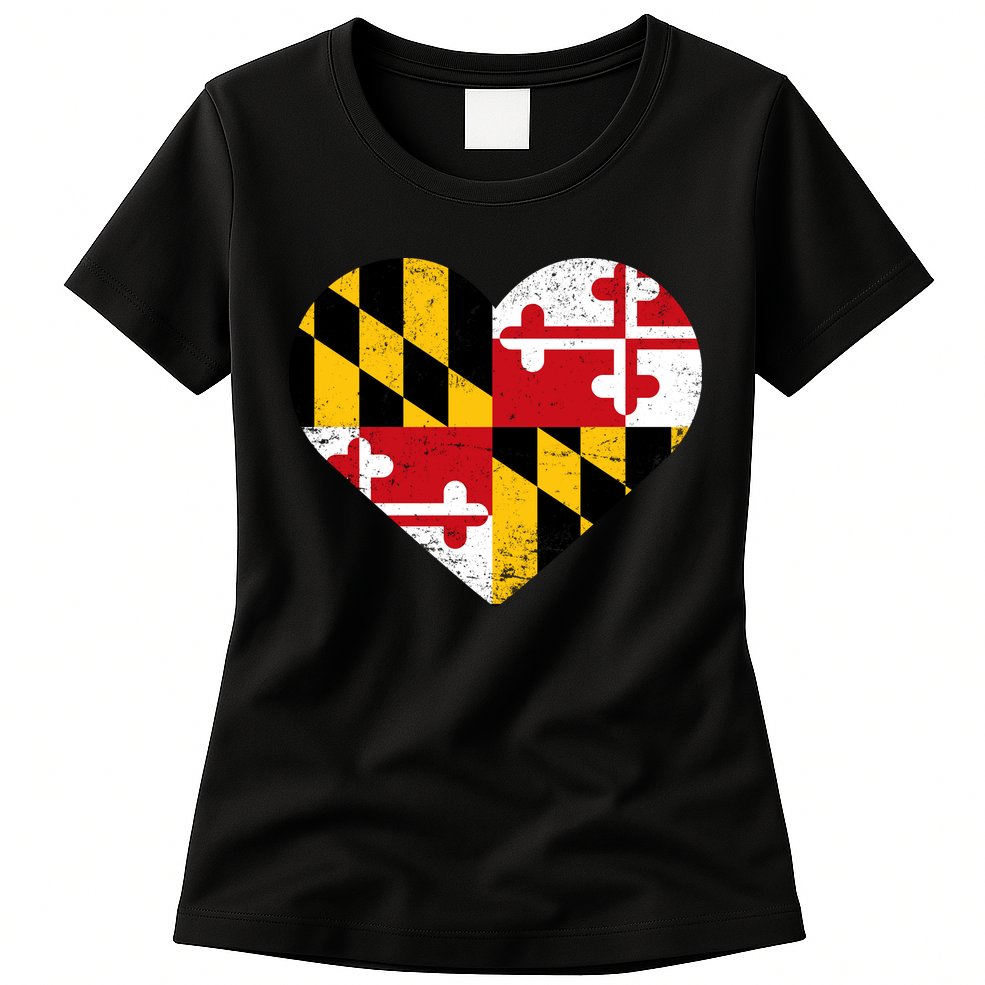 Love Maryland Womens T-Shirt
