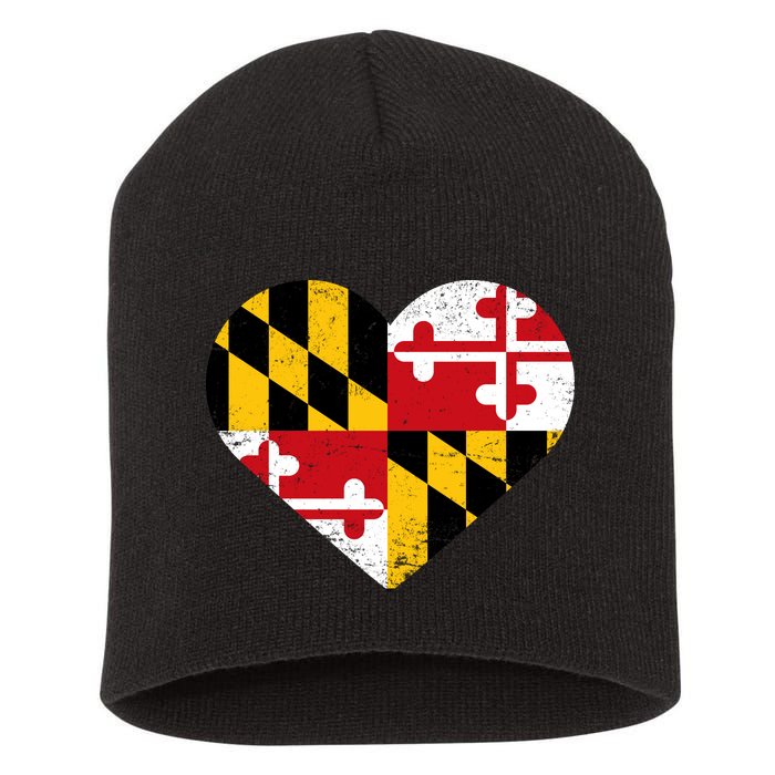 Love Maryland Short Acrylic Beanie