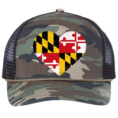 Love Maryland Retro Rope Trucker Hat Cap