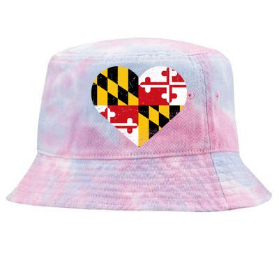 Love Maryland Tie-Dyed Bucket Hat