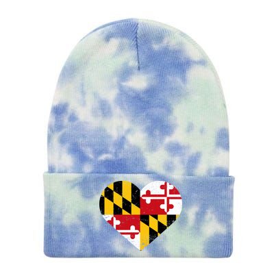 Love Maryland Tie Dye 12in Knit Beanie