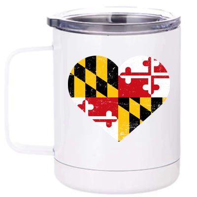 Love Maryland 12 oz Stainless Steel Tumbler Cup