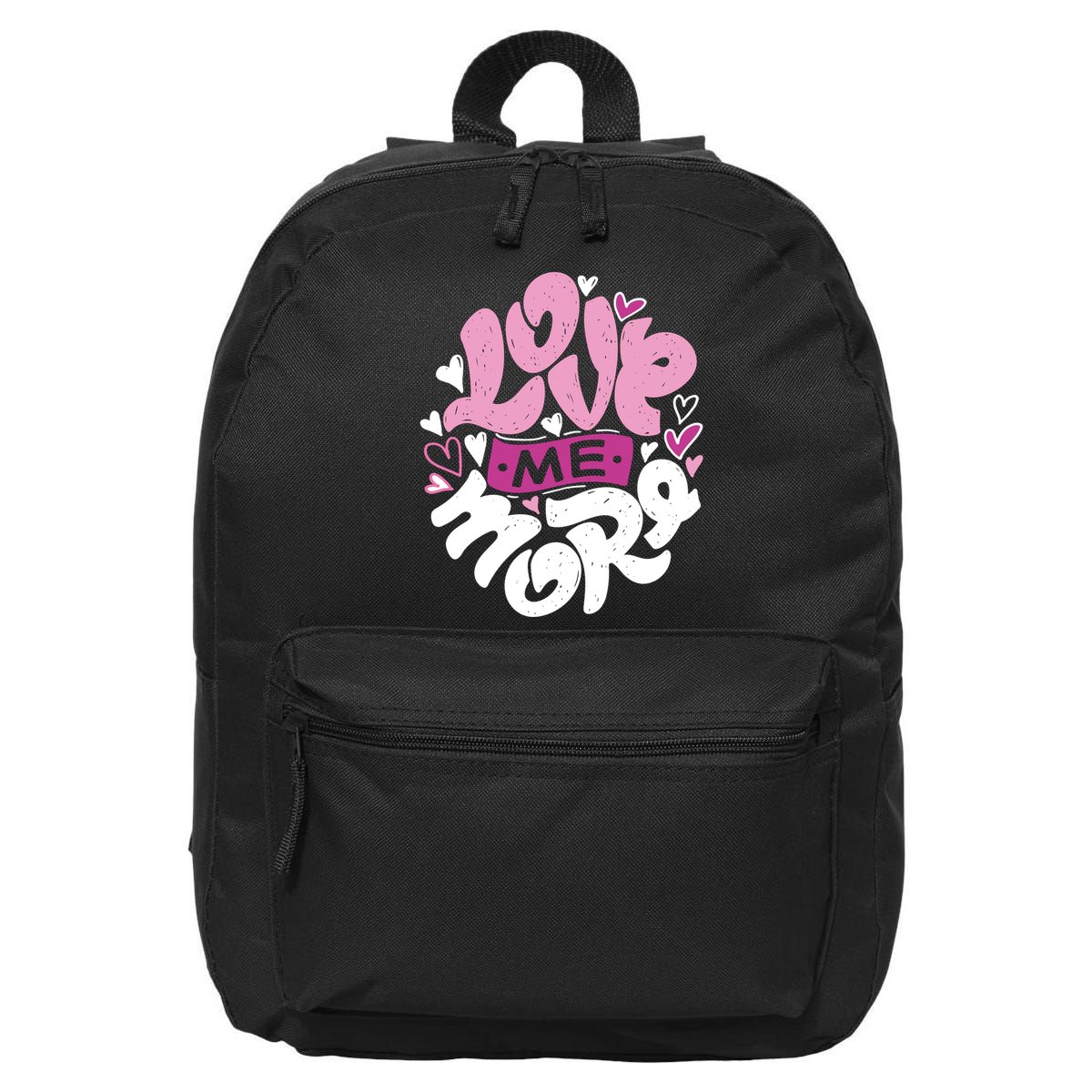 Love Me More Cute Hearts 16 in Basic Backpack