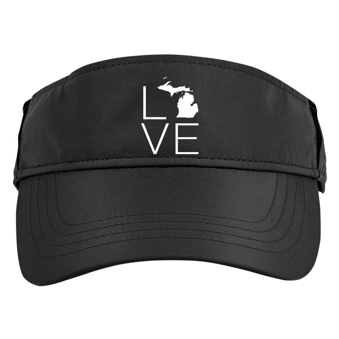 Love Michigan Adult Drive Performance Visor