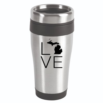 Love Michigan 16oz Travel Tumbler