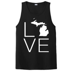 Love Michigan PosiCharge Competitor Tank