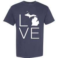 Love Michigan Garment-Dyed Heavyweight T-Shirt