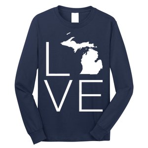 Love Michigan Long Sleeve Shirt