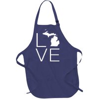 Love Michigan Full-Length Apron With Pockets