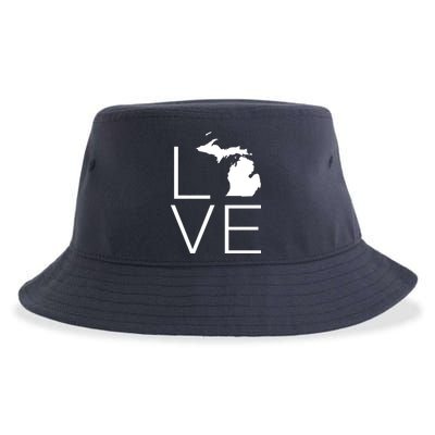 Love Michigan Sustainable Bucket Hat