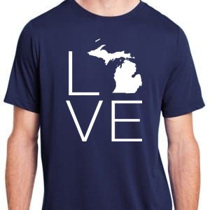 Love Michigan Adult ChromaSoft Performance T-Shirt