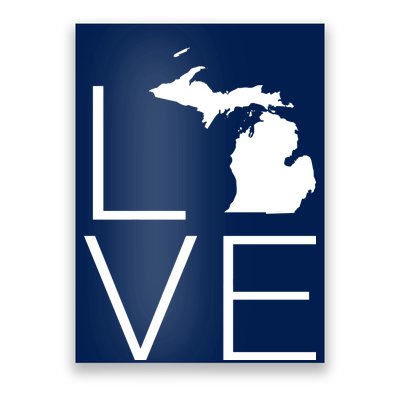 Love Michigan Poster