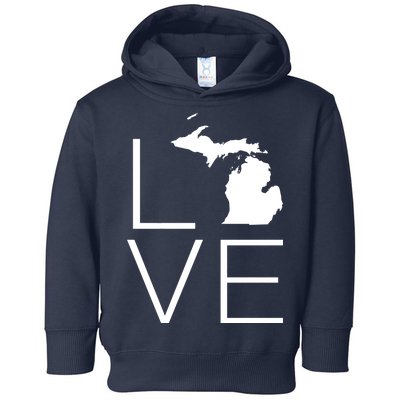 Love Michigan Toddler Hoodie