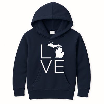 Love Michigan Kids Hoodie
