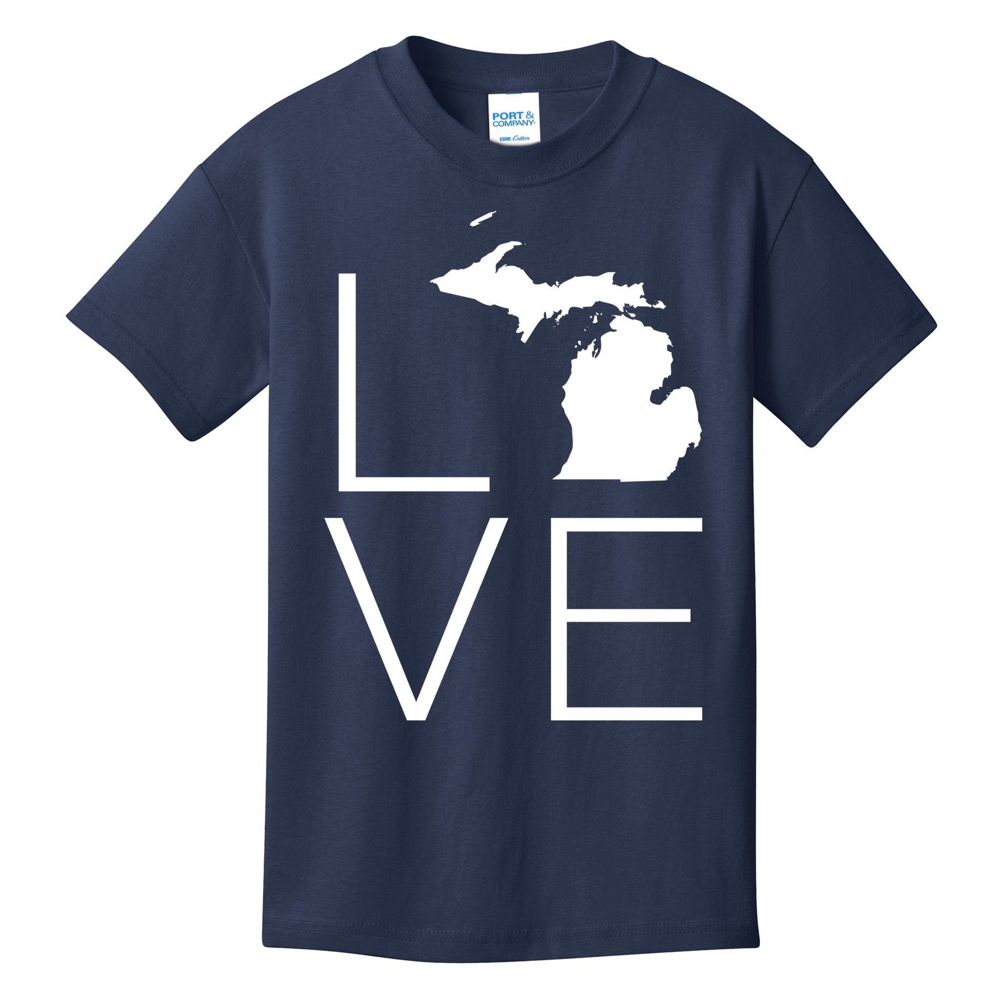 Love Michigan Kids T-Shirt