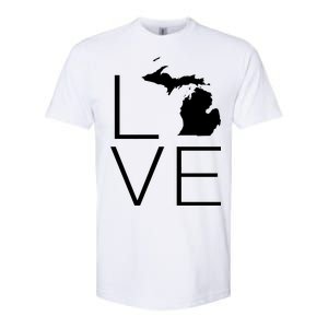 Love Michigan Softstyle CVC T-Shirt