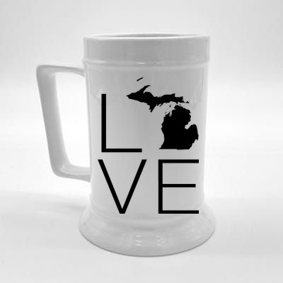 Love Michigan Beer Stein