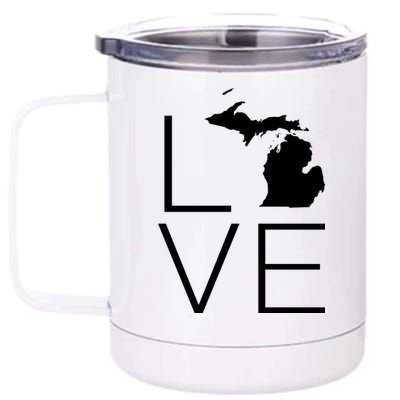 Love Michigan 12 oz Stainless Steel Tumbler Cup