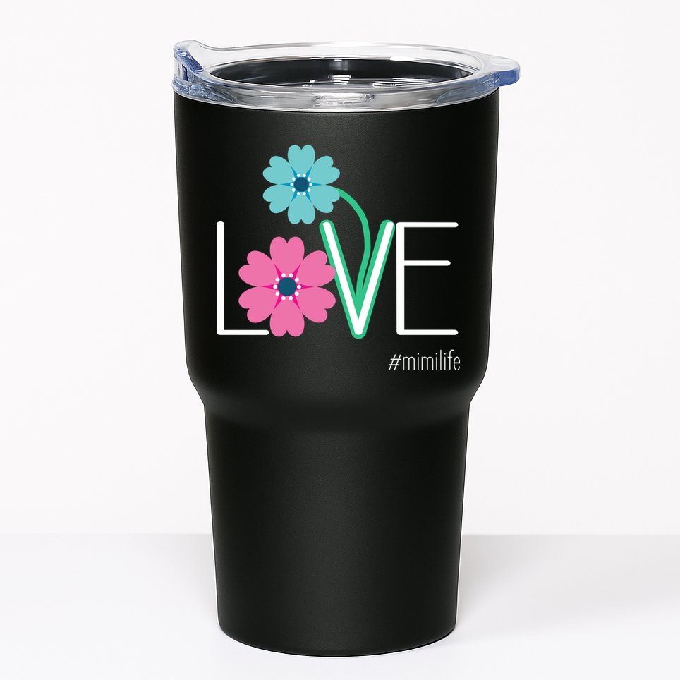 Love Mimi Flower MimiLife Tumbler