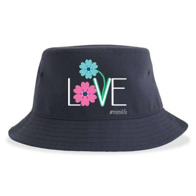 Love Mimi Flower MimiLife Sustainable Bucket Hat