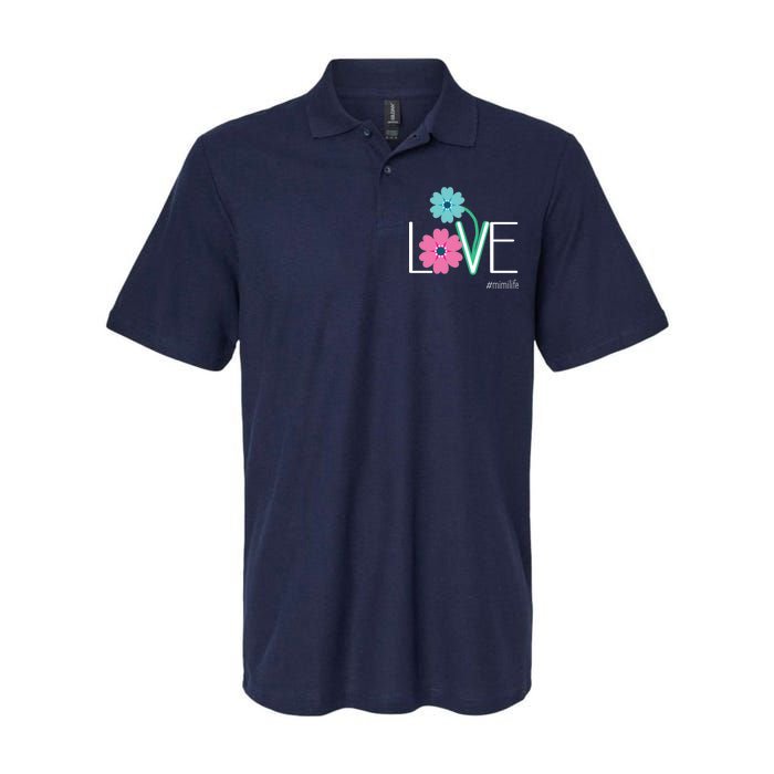 Love Mimi Flower MimiLife Softstyle Adult Sport Polo