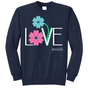 Love Mimi Flower MimiLife Tall Sweatshirt