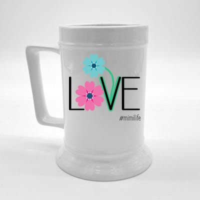 Love Mimi Flower MimiLife Beer Stein