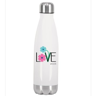 Love Mimi Flower MimiLife Stainless Steel Insulated Water Bottle