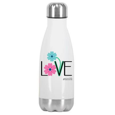 Love Mimi Flower MimiLife Stainless Steel Insulated Water Bottle