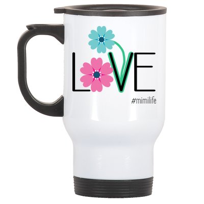 Love Mimi Flower MimiLife Stainless Steel Travel Mug