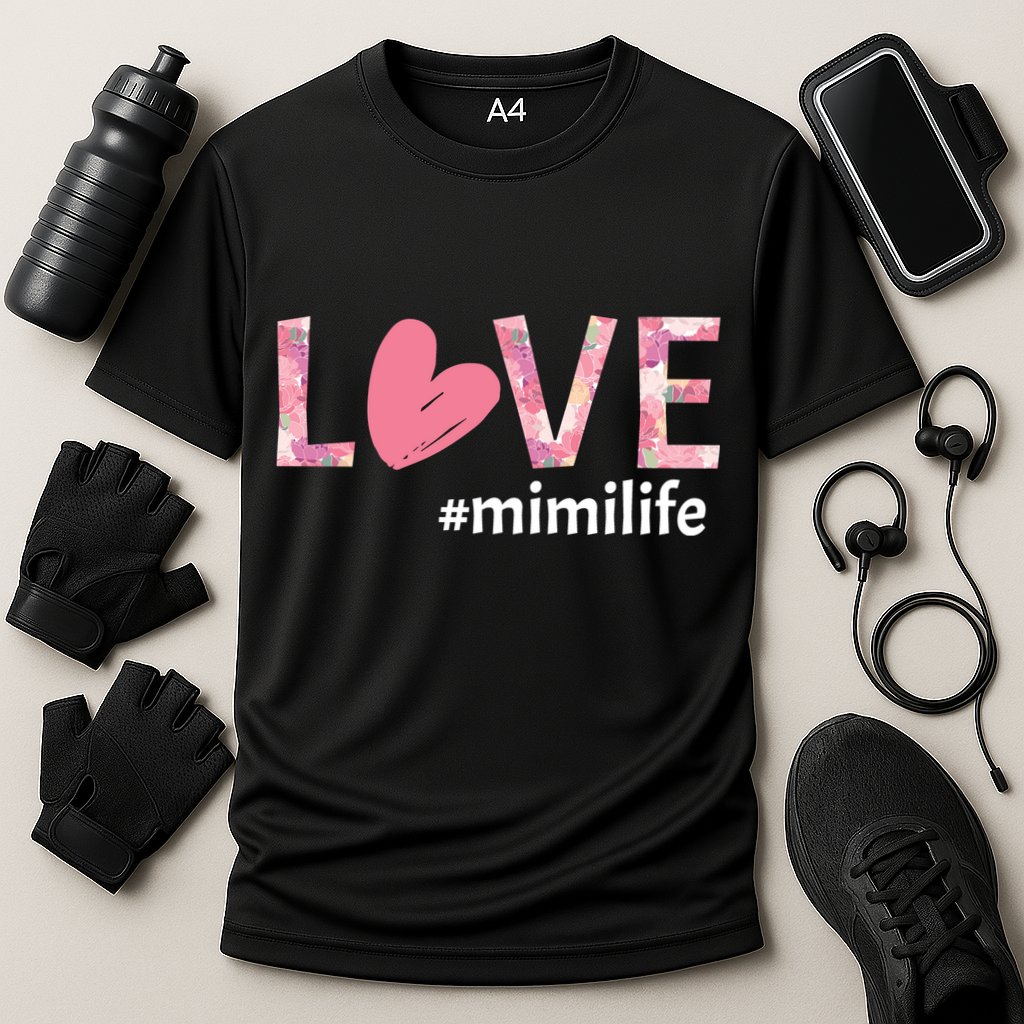Love Mimilife Cooling Performance Crew T-Shirt