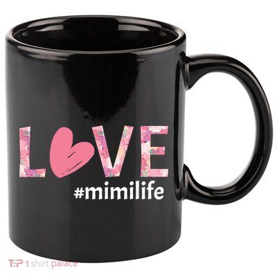 Love Mimilife 11oz C Handle Ceramic Mug