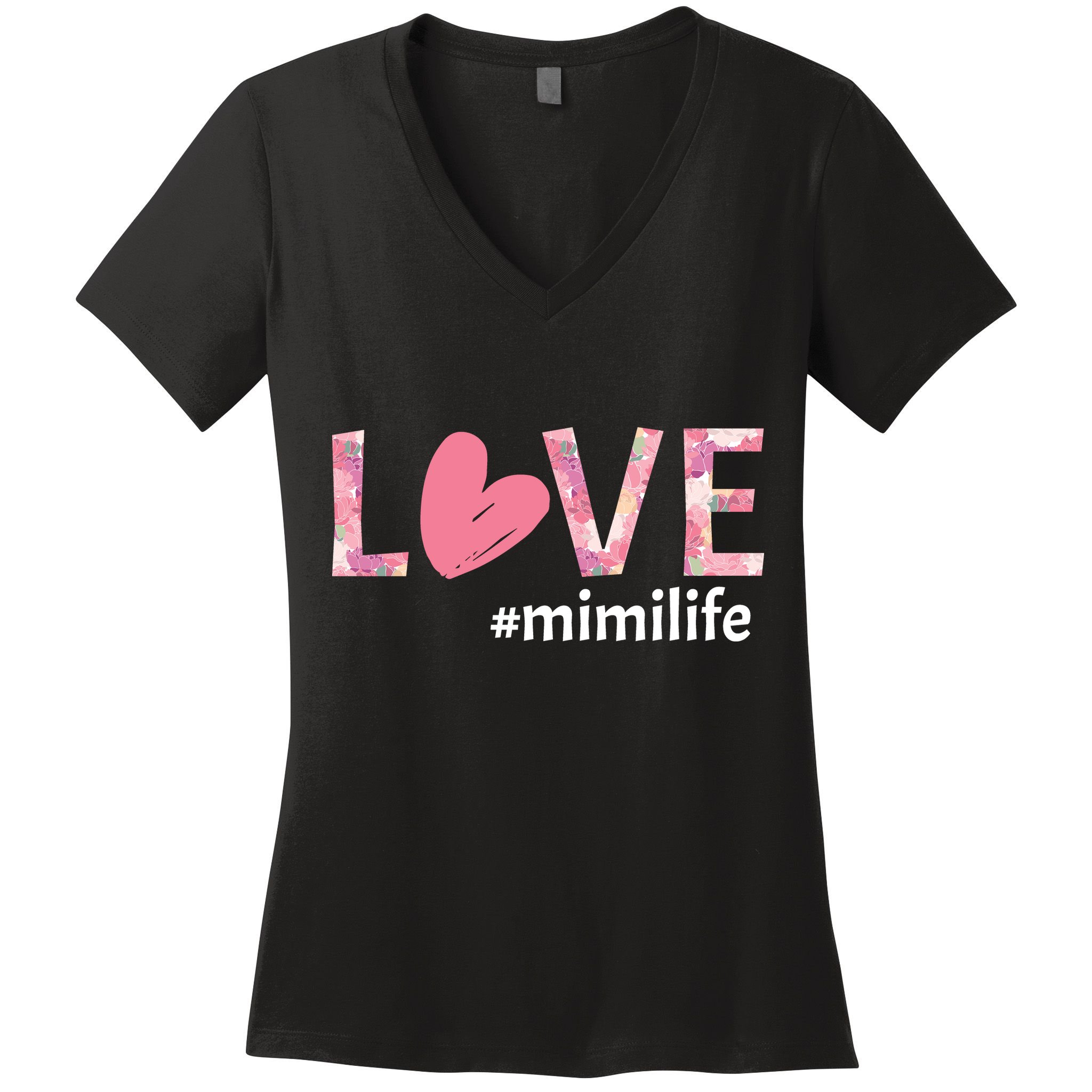 Love Mimilife Women's V-Neck T-Shirt