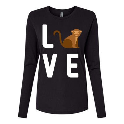 Love Monkeys Womens Cotton Relaxed Long Sleeve T-Shirt